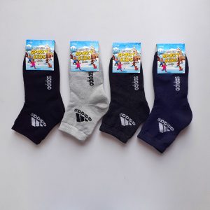 Зимние махровые детские носки Adidas