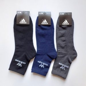 Махровая стопа высокие мужские носки Adidas