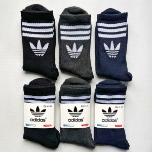 Мужские махровые носки с высокой резинкой Adidas